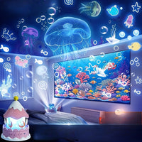 Modern Carousel Starry Sky Projector, 360° Rotating Pink Star Galaxy LED Projection Lamp for Bedroom, Tabletop Space Theme Decor with USB Power Supply, Push Button Control & Adjustable Lighting - Suitable for Gatherings, Nig