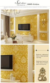 Elegant Floral Self-Adhesive Wallpaper
