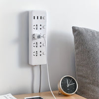 Multi-Functional Wall-Mounted Power Strip Holder - No Drill - 5Pcs