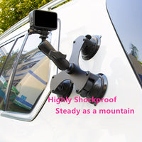 Car-mounted Triangle Sucker Support, Universal Ball-head Sucker