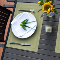 Double Frame Anti-scald Decorative Western Restaurant Hotel Anti-slip Washable Table Mats Restaurant Tablecloth 4pcs/6pcs/8pcs