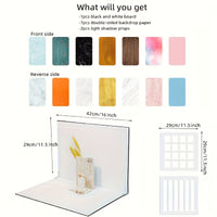 Photography Backdrops Featuring 14 Unique Designs - 10 Pcs