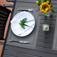 Double Frame Anti-scald Decorative Western Restaurant Hotel Anti-slip Washable Table Mats Restaurant Tablecloth 4pcs/6pcs/8pcs