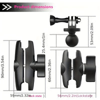 Car-mounted Triangle Sucker Support, Universal Ball-head Sucker