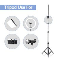 LED Selfie Ring Light - Extendable Tripod, 39cm