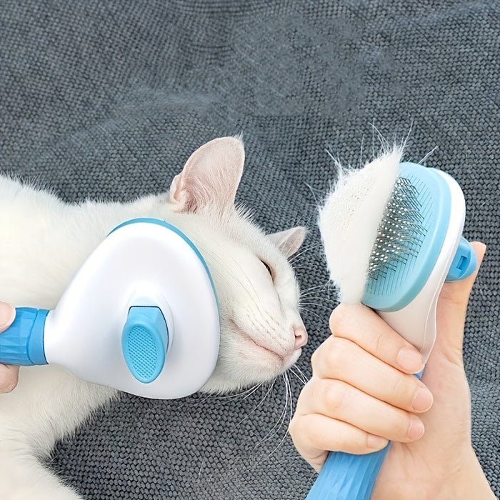 A cat comb, hair removal, floating hair cleaner, one-click hair removal