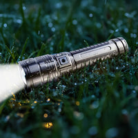 Ultra-Bright LED Flashlight, 1200 Lumen Aluminum Alloy, 800m Range