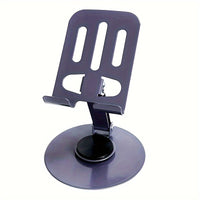 Adjustable Metal Phone Stand - 360° Rotation Accessories