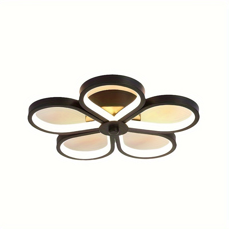 Modern Simple Ceiling Lamp Plum Blossom Shape, 3000k4500k6000 Dimmable Light, Suitable for Living Room, Kitchen, Bedroom, Bathroom, Balcony Corridor etc