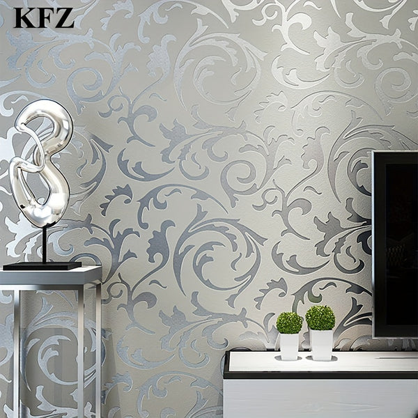 Classic European 3D Stereoscopic Relief Non-woven Wallpaper