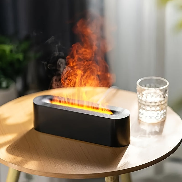 1pc of Simulated Flame Aromatherapy Lamp, 5.07Oz USB Powered RGB Light with Timer Humidifier, Ideal for Decorating Bedrooms And Offices, a Perfect Gift.