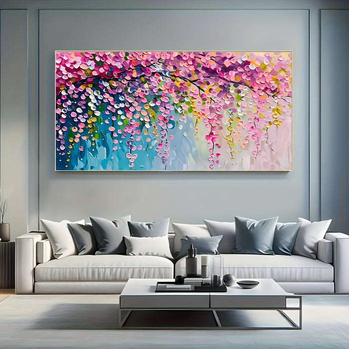 Large Unframed Cherry Blossom Canvas Wall Art