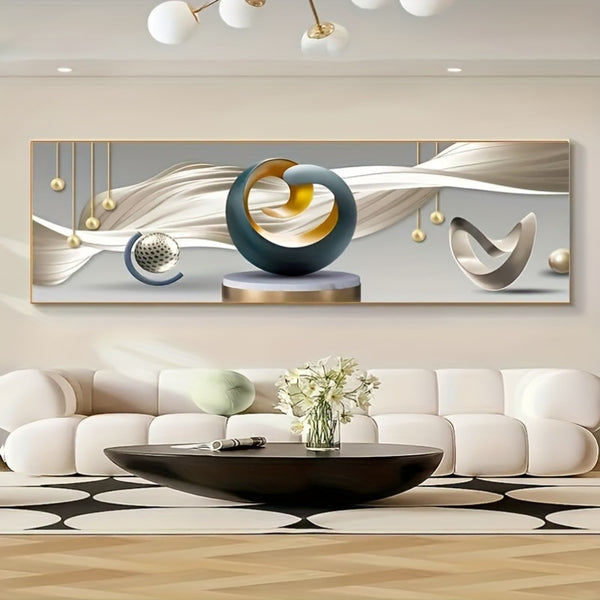 Modern Luxe Abstract Art Canvas Print - Frameless Decorative Wall Art