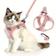 Adjustable Cat Harness with Reflective Strap, Soft Breathable Vest for Walking