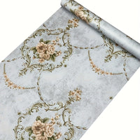 Floral Self-Adhesive Wallpaper, Detachable Paper