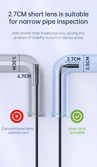 IPS LCD Endoscope Camera, 8mm Single Lens