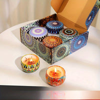 Soy Wax Aromatherapy Candles Set - 4pcs