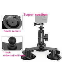 Car-mounted Triangle Sucker Support, Universal Ball-head Sucker