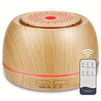 COOLUCK Essential Oil Diffuser 300ML Aromatherapy Diffuser Mist Quiet 5-In-1 Humidifiers 7 Color LED Lights Diffusers for Home Office Bedroom