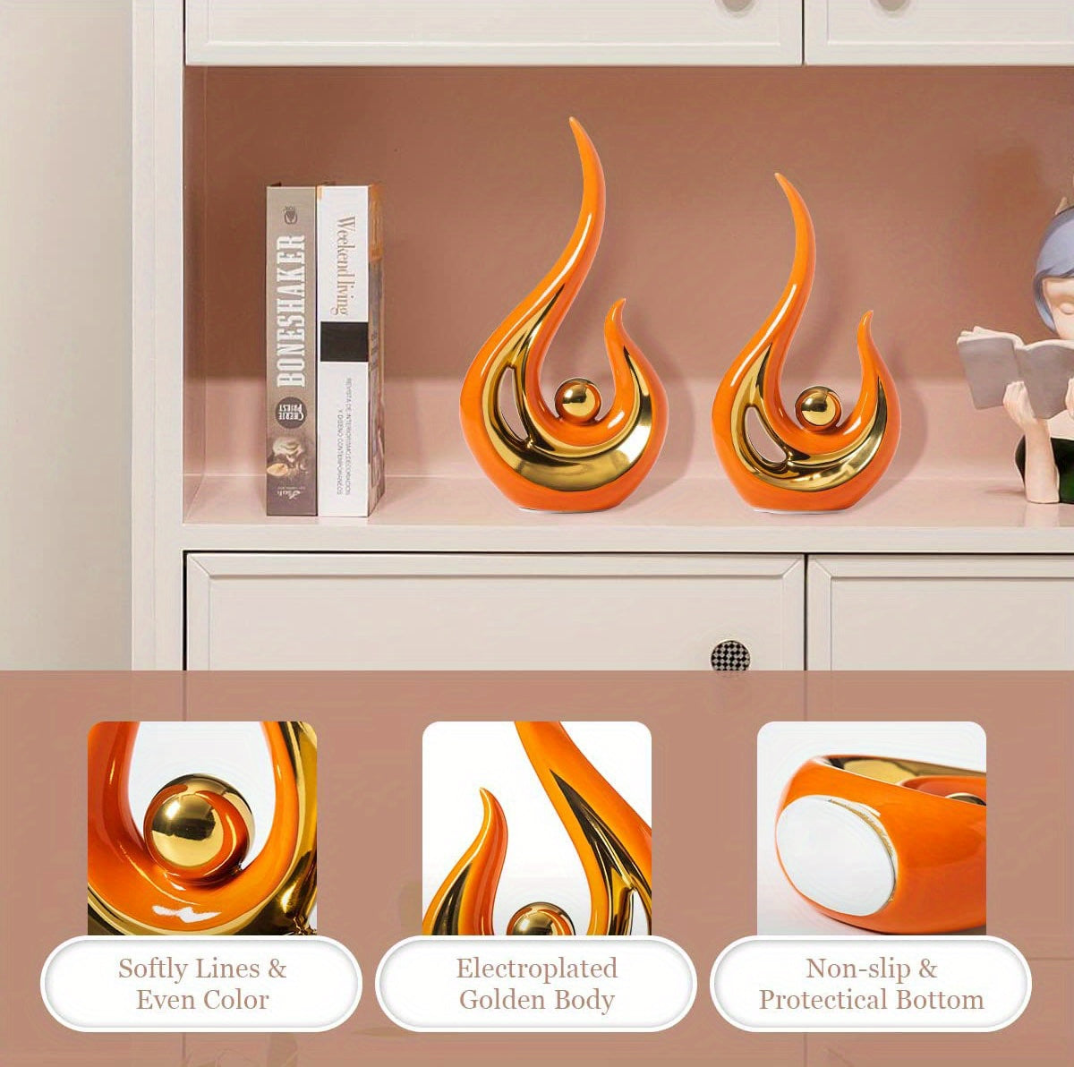 Modern Art Abstract Statues, Ceramic Statues