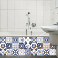 Moroccan Style Imitation Tile Self-Adhesive Wallpaper