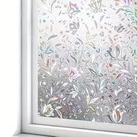 Rainbow Tulip Privacy Window Film - 19.81cm x 199.9cm