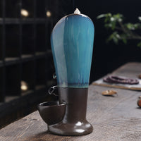 Ceramic Waterfall Incense Burner