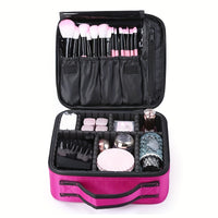 Travel Makeup Train Case Professional Large Capacity Cosmetic Case