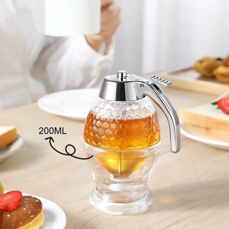 Honeycomb Design ABS Honey Dispenser