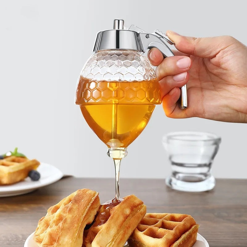 Honeycomb Design ABS Honey Dispenser