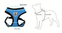 Dog Harnesses Leash, Mesh Cloth Pet Collars