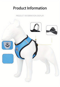 Dog Harnesses Leash, Mesh Cloth Pet Collars