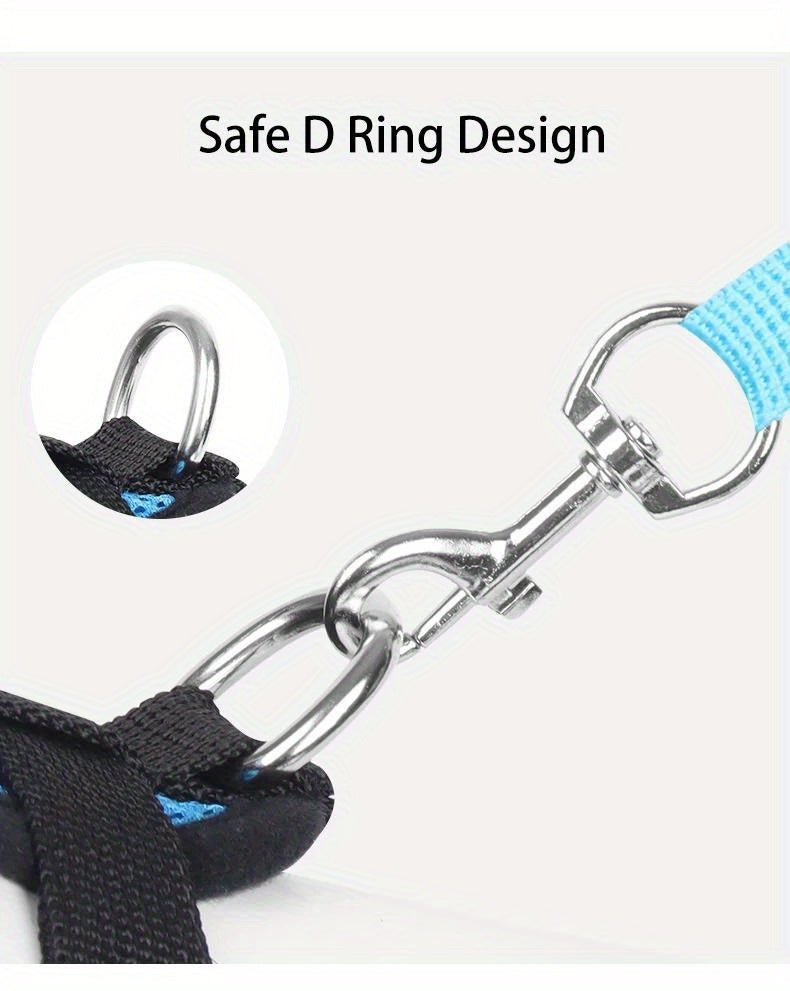 Dog Harnesses Leash, Mesh Cloth Pet Collars