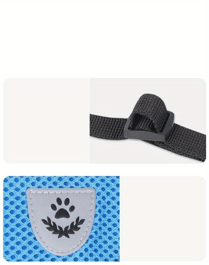 Dog Harnesses Leash, Mesh Cloth Pet Collars