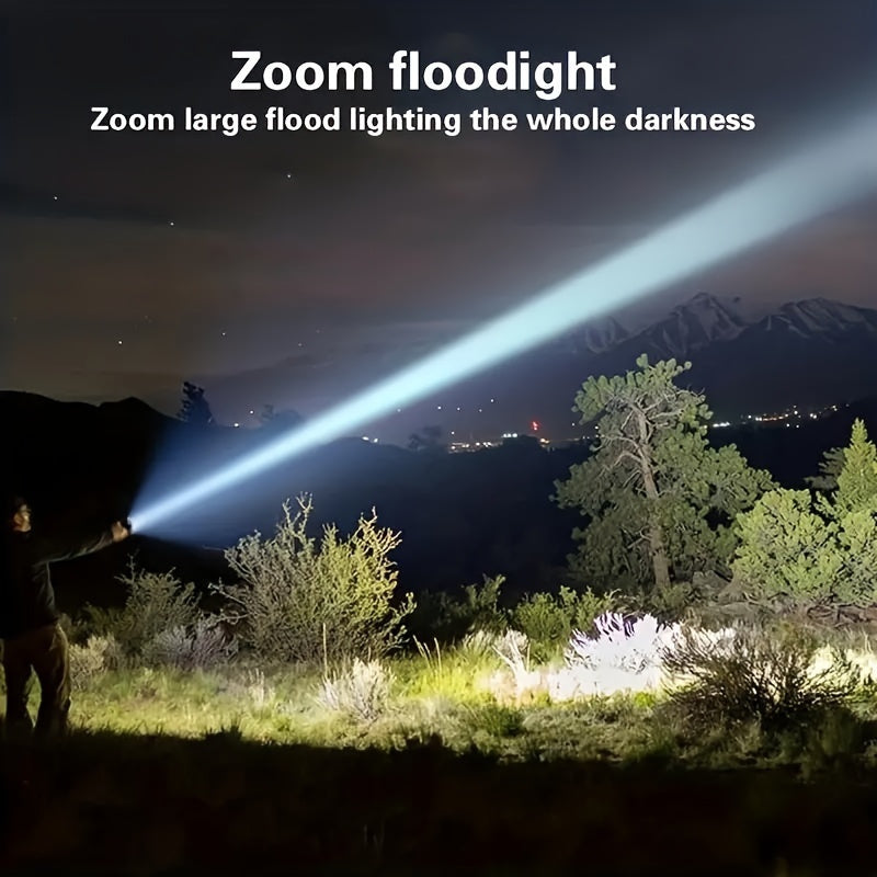 Super Powerful Rechargeable Torch Flood Light