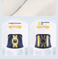 Portable Waist Massager with 3-Level Temperature Control & Intensity Adjustment, USB Fast Charging, Detachable Full Body Massage, Long Battery Life, LED Display – Ideal for Home and Office Use