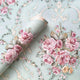 Retro Floral Self-adhesive Wallpaper - Vinyl Shelf Liner Stripping