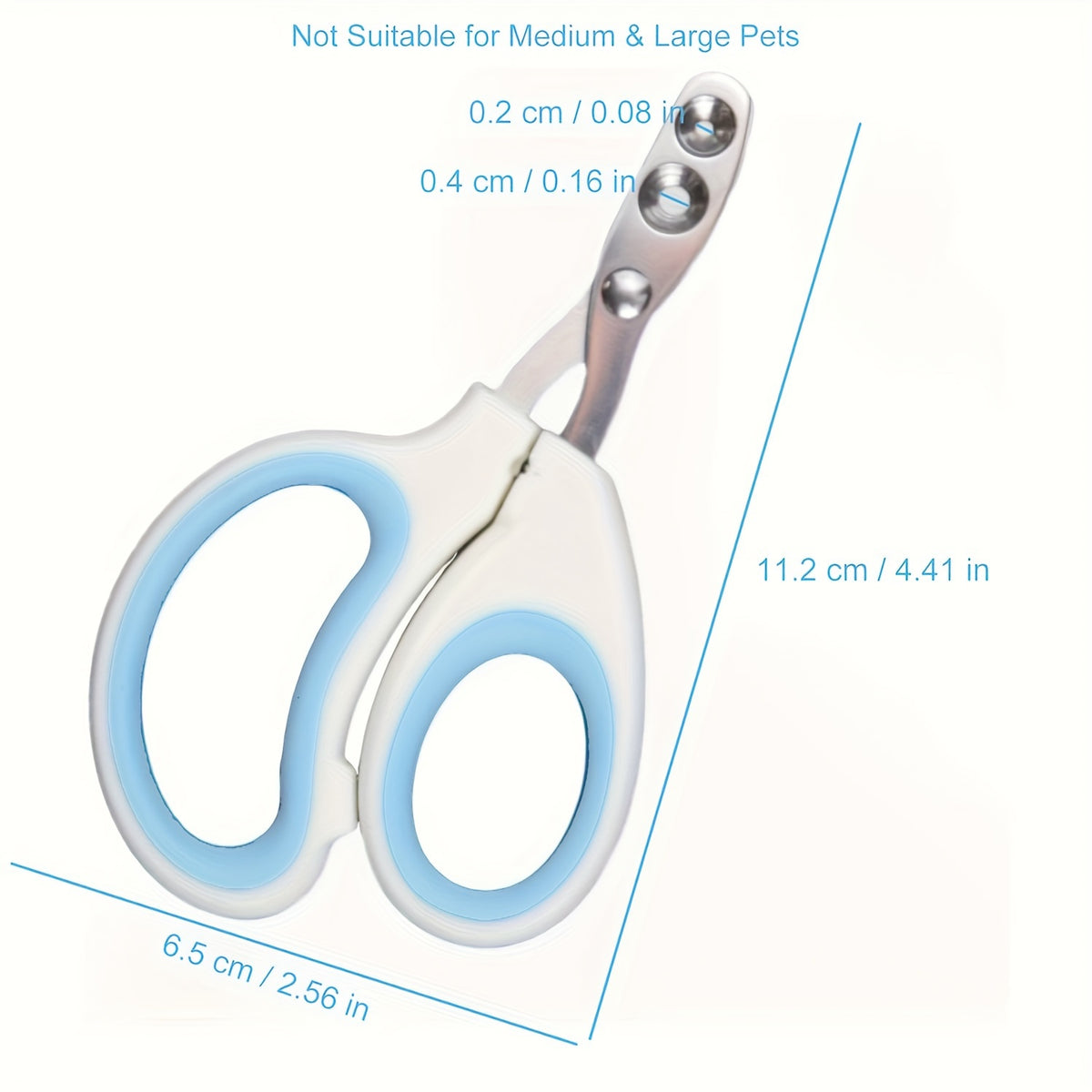 Stainless Steel Pet Nail Clippers for Cats