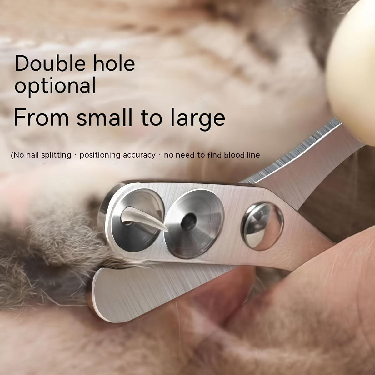 Stainless Steel Pet Nail Clippers for Cats