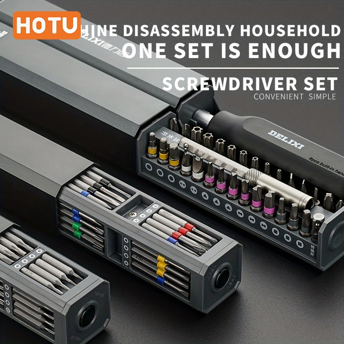 Precision Screwdriver Set - Magnetic Torx Bit Kit with Carbon Steel Heads - 44 in 1