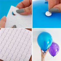 Balloon Decoration Double-sided Adhesive Foam Glue - 200 Capsules 2pcs