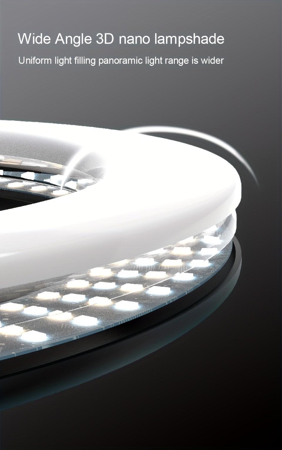 LED Ring Light with Tripod Stand - USB Powered - 26.01cm