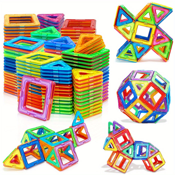 Magnetic Blocks Building Toys, Improve Creativity Hands-On Ability 3D Puzzle Design Toy, for 3 - 6 Years Old Best Birthday Halloween Gifts Random Color