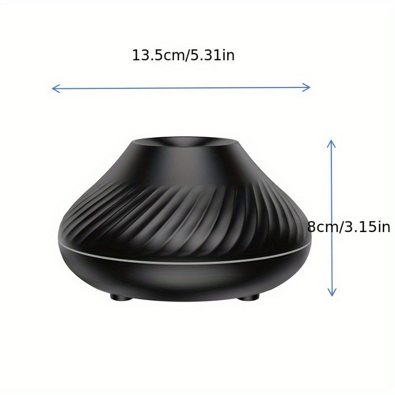 New Flame Light Aromatherapy Humidifier Ultrasonic Spray Fragrance Replenishment Expansion Fragrance Machine Essential Oil Humidifier Aromatherapy Machine Candle 7-Color Atmosphere Light Bathroom Lighting