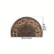 Luxury Retro Ethnic Style Semi-Circular Welcome Mat, Crystal Velvet with Starry Sky Design, 1000g/m² Weight, 6mm Thickness, Dust-Proof and Soil-Scraping Entrance Mat, Non-Slip Home Decor Mat, Indoor Welcome Mat | Starry Sky