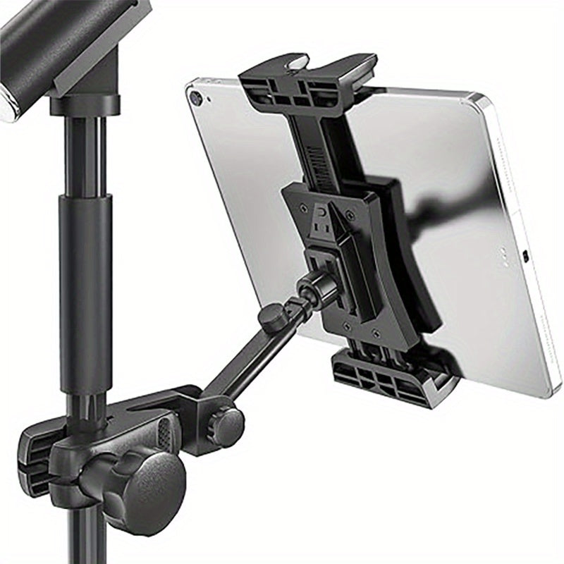 Universal Adjustable Tablet Holder - Microphone Stand, ABS Resin Mic Stand