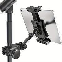 Universal Adjustable Tablet Holder - Microphone Stand, ABS Resin Mic Stand
