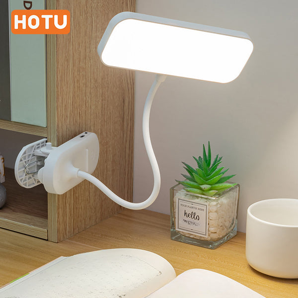 LED Desk Lamp with Eye-Care Technology, USB Rechargeable