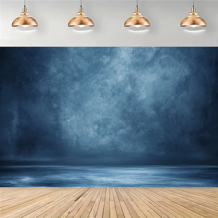 Versatile Polyester Photo Backdrop - Abstract Dark Blue & Purple