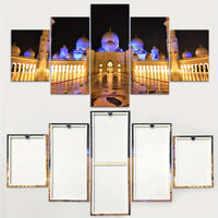 Wooden Framed Grand Mosque Canvas - 5pcs